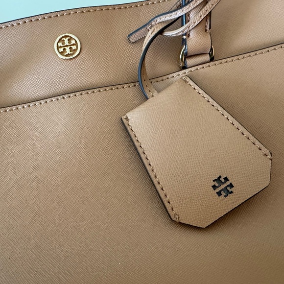 Tory Burch Tan Leather Tote Bag - Picture 2 of 10